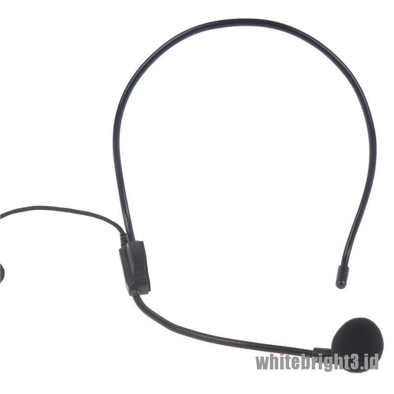 &lt; White3 &gt; headset Headphone Over-Ear Kabel Jack 3.5mm Untuk Pidato