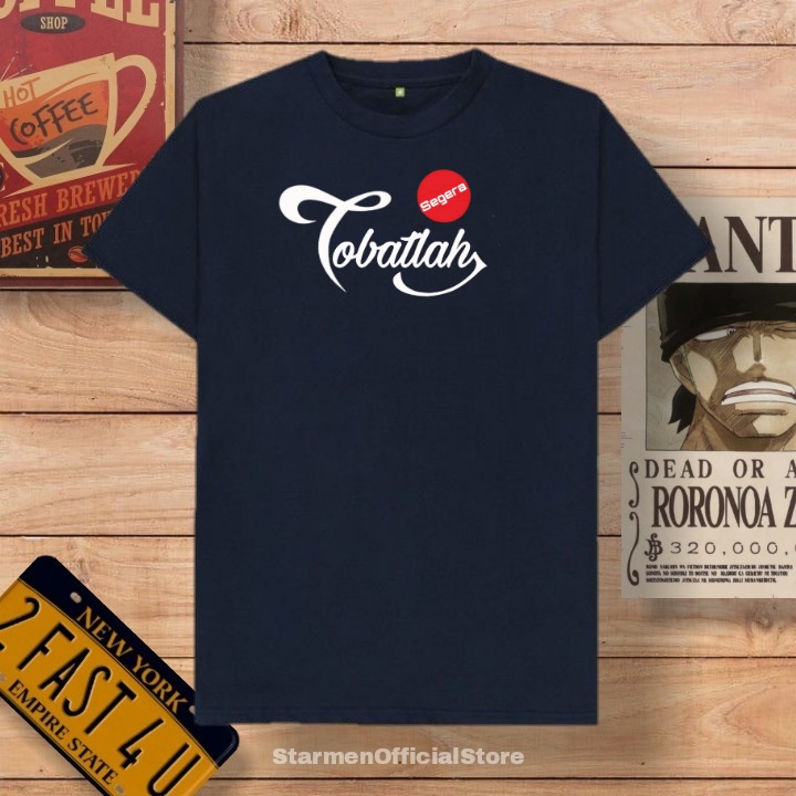 Kaos Distro Unisex TOBATLAH Katun Combed 30s / sablon polyflex /polyflex premium / Pakaian Pria Wanita Atasan Cowok Cewek /kaos kekinian / kaos viral / tshirt tumbrl tee basic /SIZE M , L , XL , XXL / kaus oblong oversize kaos murah best seller ready