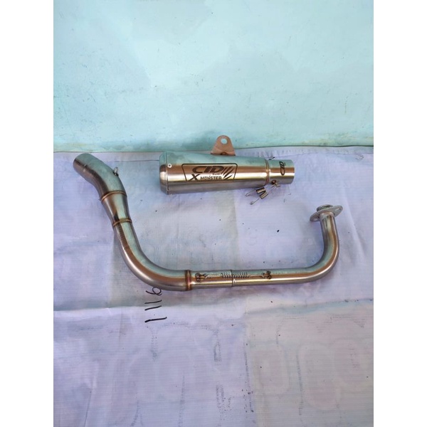 Knalpot Motor  Cld X Monster Terbaru Buat Motor Beat Scopy Vario Teckno 110