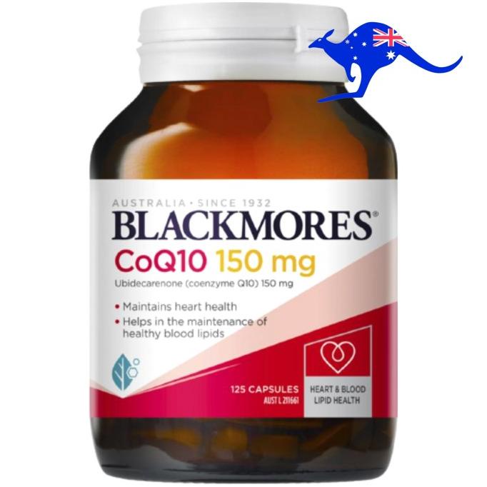 Blackmores CoQ10 150mg 125 Capsules CO Q10 150 mg Kapsul Coenzyme Caps