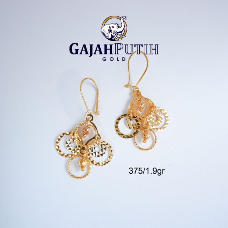 1,9gr Anting Model Slep Emas Asli kodeN419