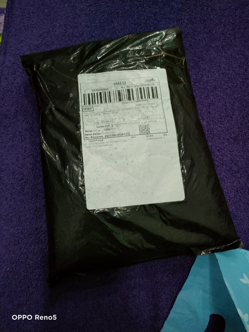 Atasan Batik Wanita M L Xl Xxl