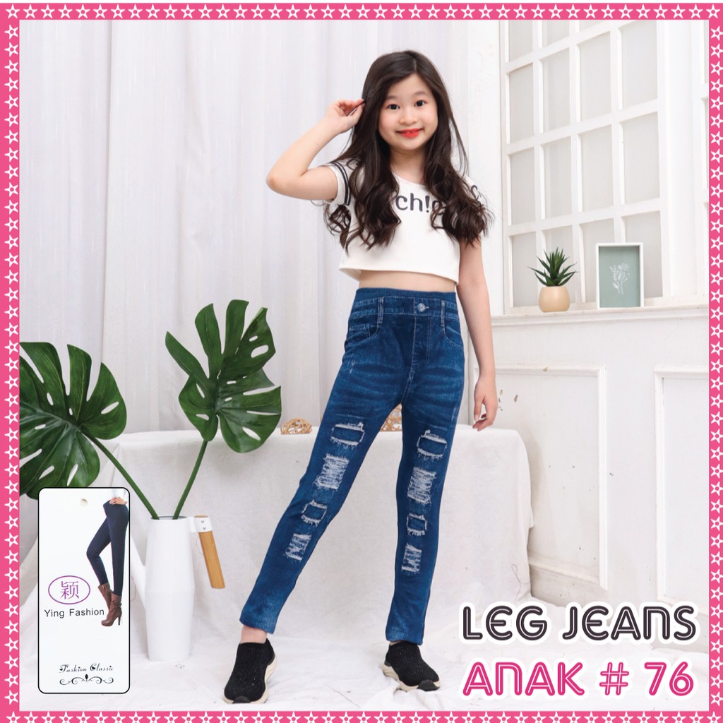 Legging Jeans anak # 76 / Legging anak / legging jeans import