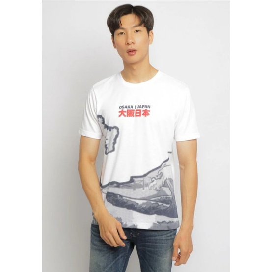 Kaos Pria Poshboy Original Yul Print Tshirt katun putih