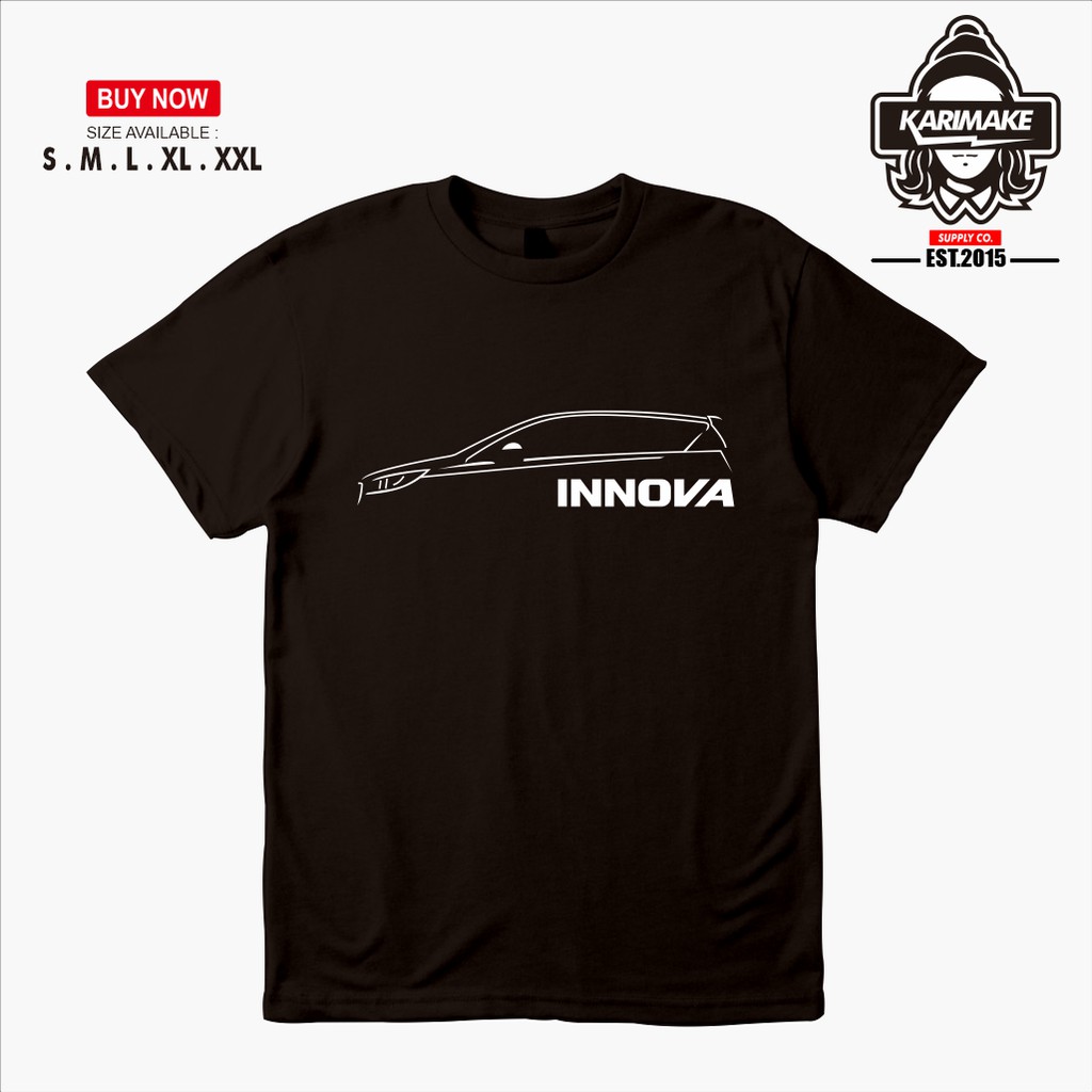  Kaos  Baju  Mobil  Toyota Kijang Innova  Reborn side Kaos  