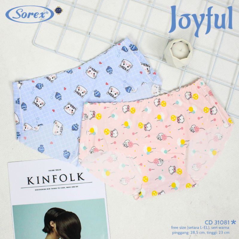 Celana dalam wanita Sorex seamless tanpa jahitan 31081