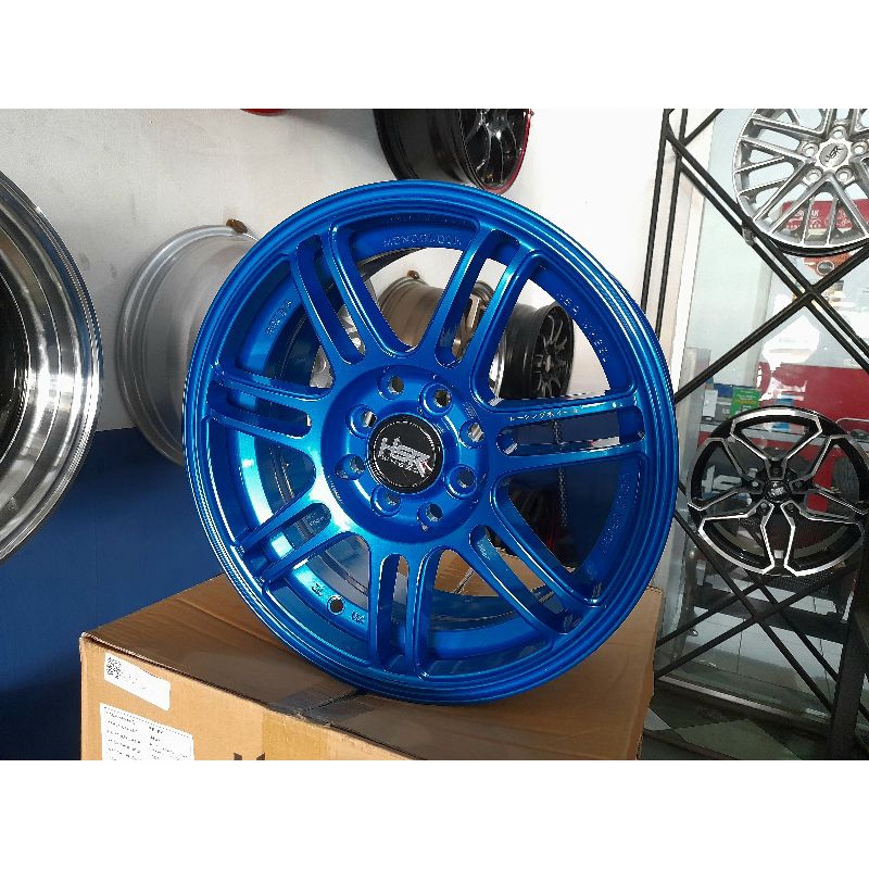 velg mobil racing R15 HSR BOON RING 15 untuk Brio etios city