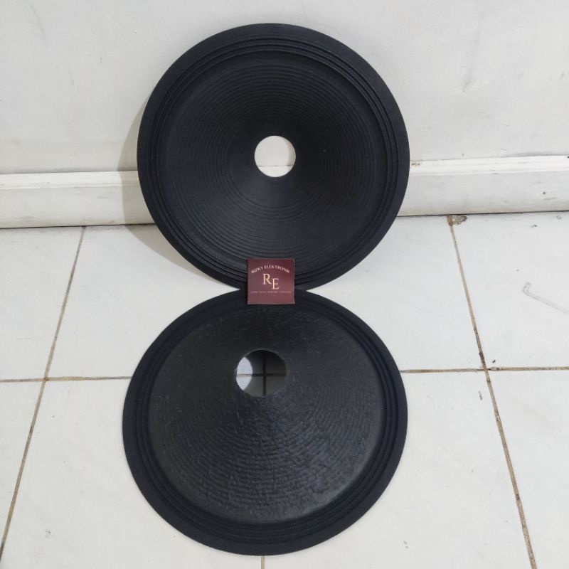 daun speaker membran spiker 15 inch acr 15600 60 mm 3 rim garis daun jeruk tebal import T 9cm