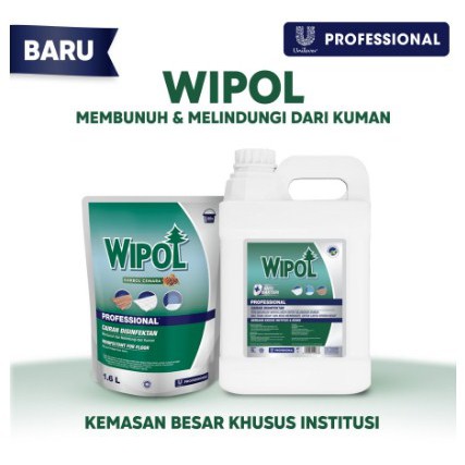 WIPOL Cairan Disinfektan Lantai Professional 5L