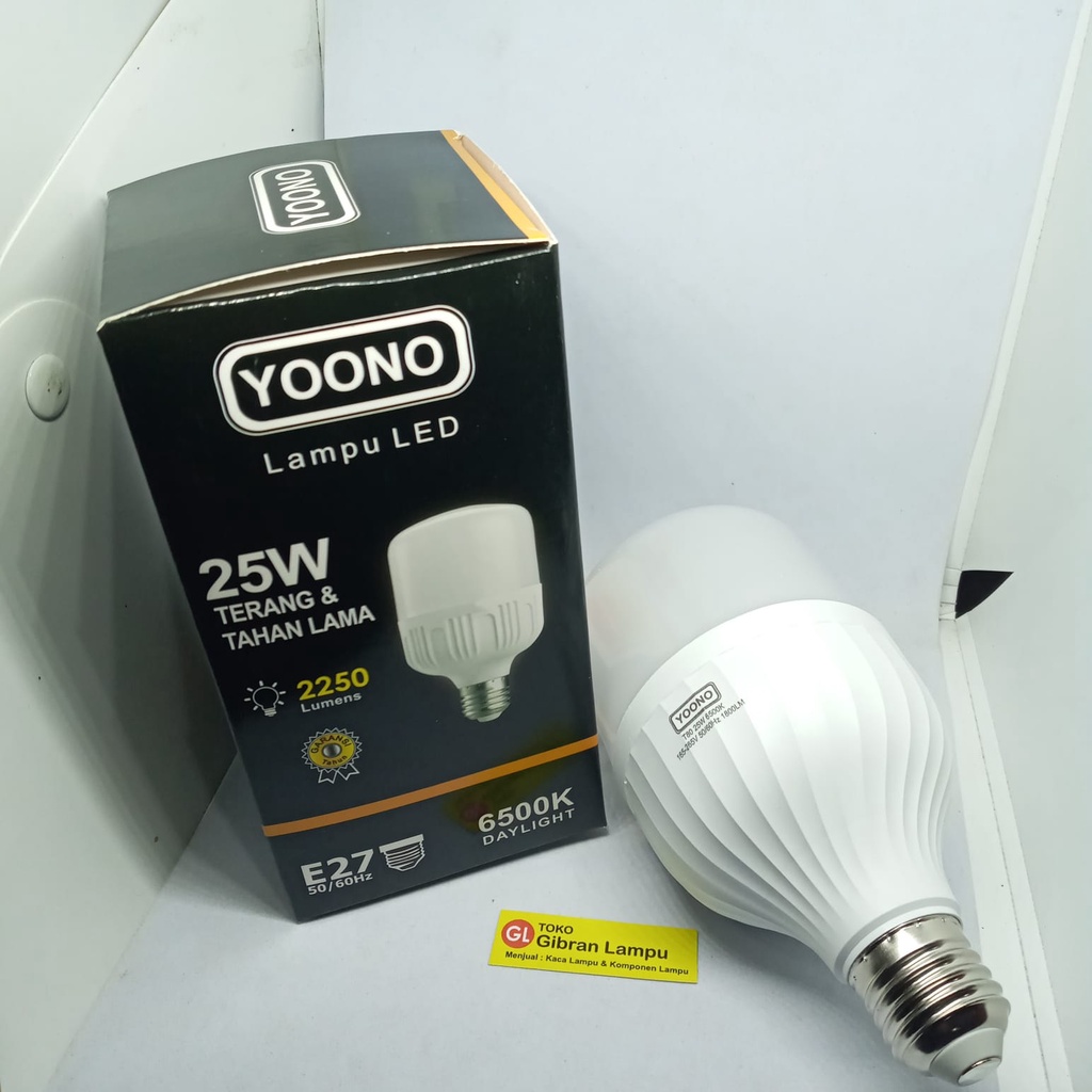 Lampu LED Yoono 25w - Bohlam LED Bulb 25 Watt - Promo Lampu LED Murah