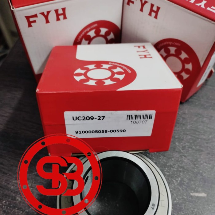 Insert Bearing UC 209-27 ( as 1 11/16 in / 42.9mm) UC209-27 FYH JAPAN