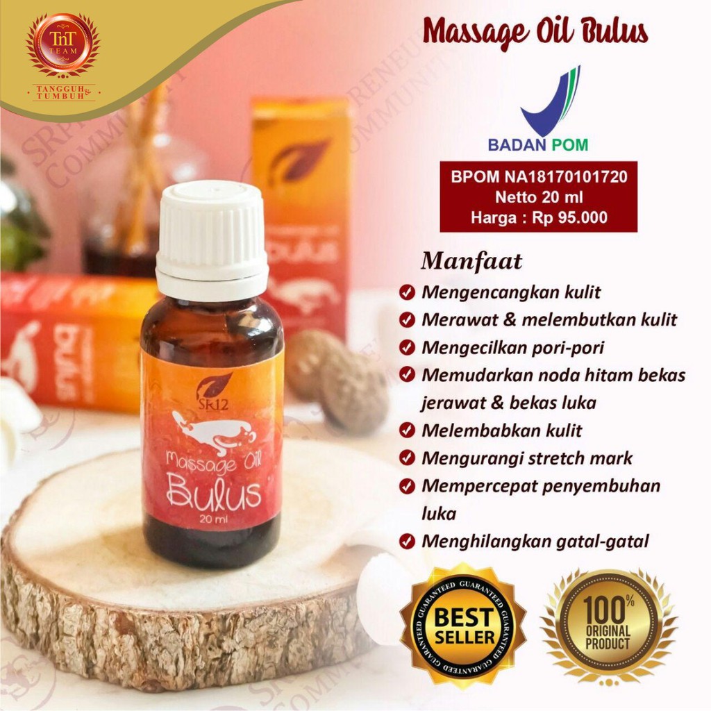 MINYAK BULUS SR12 BPOM TERLARIS / MINYAK BULUS ORIGINAL / MINYAK BULUS ASLI / MINYAK BULUS PAYUDARA