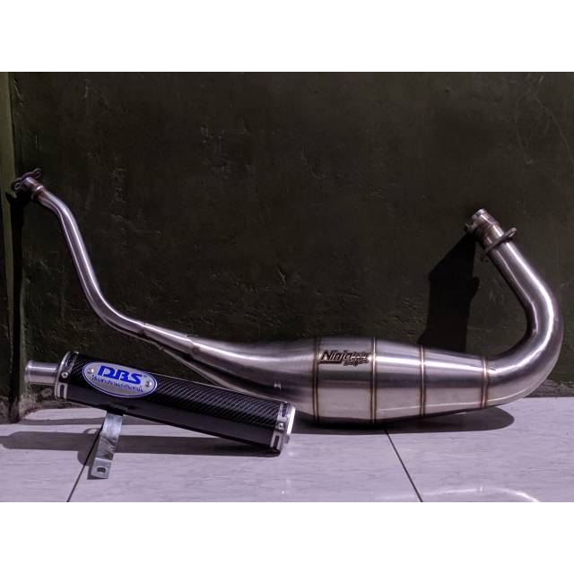 Knalpot Racing Ninja R/RR Copy DBS Slincer Carbon