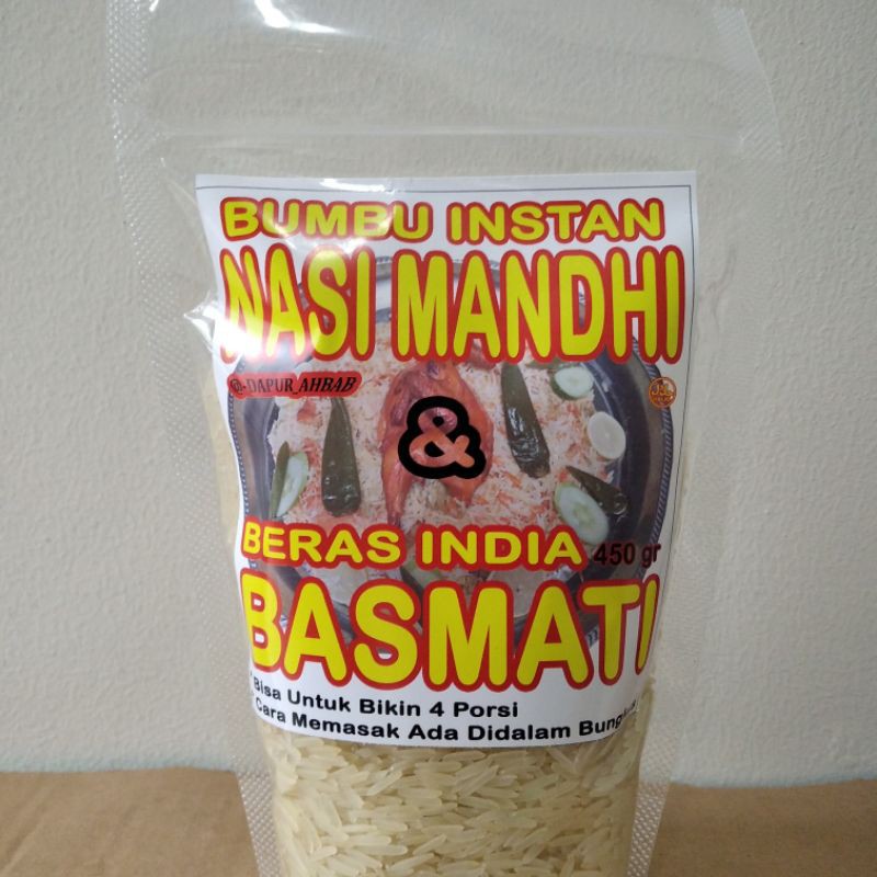 

Nasi Mandhi Khas Arab Beras Basmati 450gr Mudah Murah