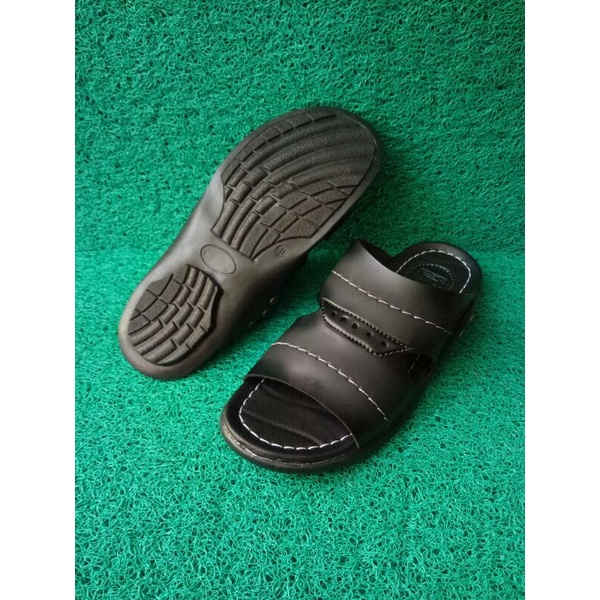 sandal selop santai 15 pria hitam 501