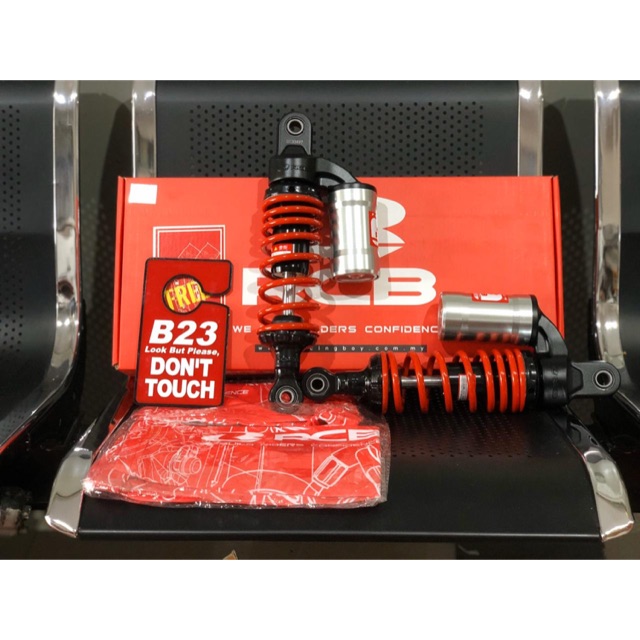 Shock rcb mb 2 series bebek 280mm f1 jupiter z f1zr vega r tabung non klik racing boy absorber red