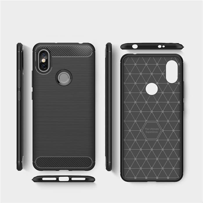 CASE SLIM FIT CARBON IPAKY INFINIX NOTE 7 SOFTCASE - FA