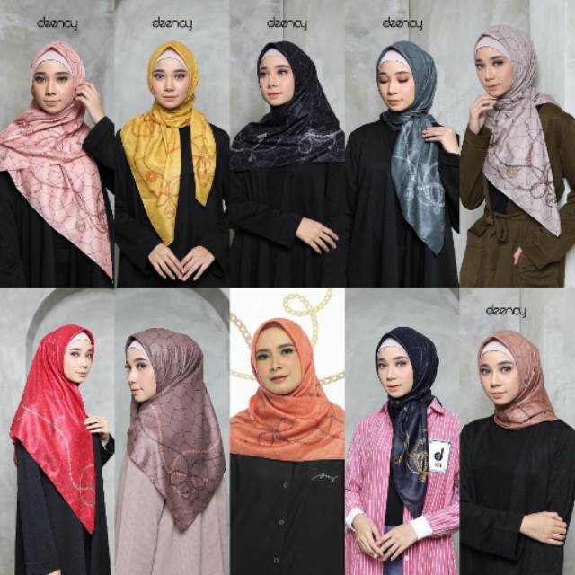 Hijab Voal DEENAY Chain Series ORIGINAL