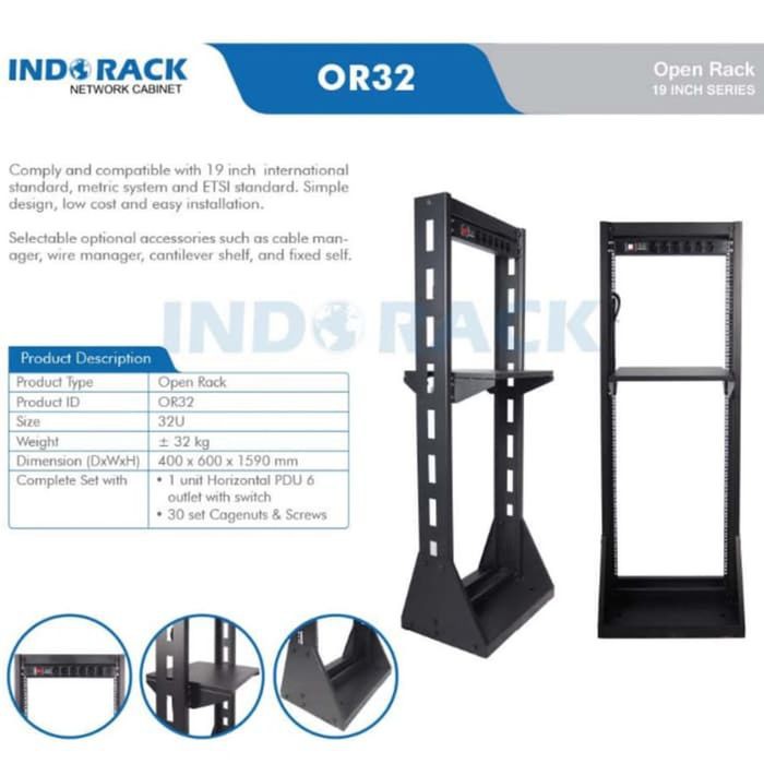 Open Rack 32U OR32 19 inch Series