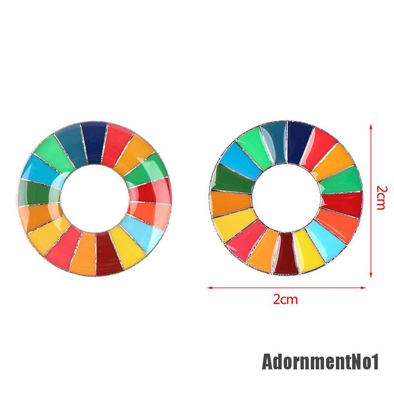 (Adornmentno1) 17 Warna / Pin Bros Motif Goals / United Nations Untuk Pria / Wanita