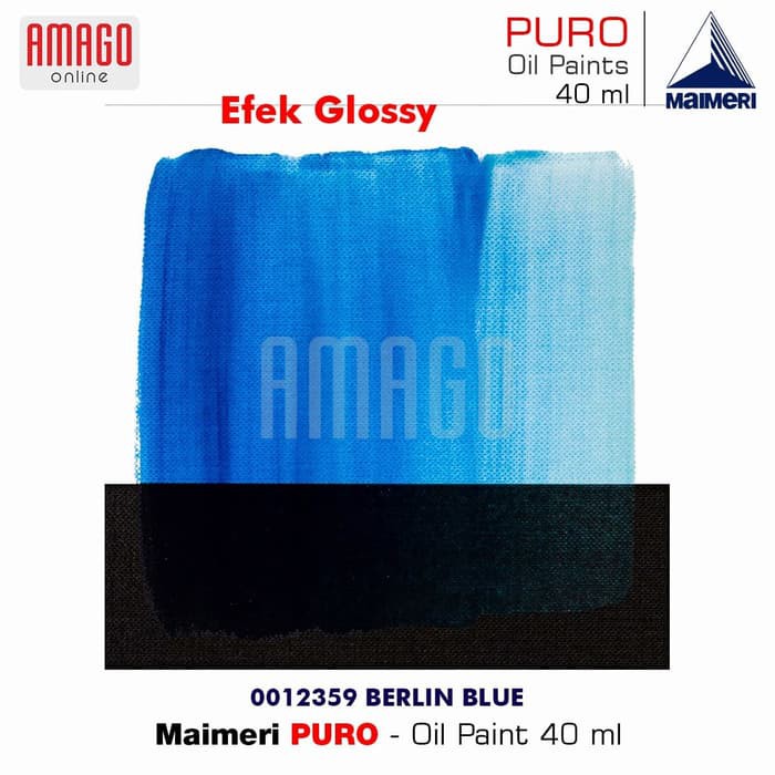 MAIMERI PURO - OIL PAINT - BERLIN BLUE - 40ML - M0012359