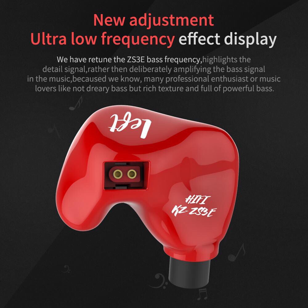 Knowledge Zenith KZ-ZS3E Costumized Hifi Earphone