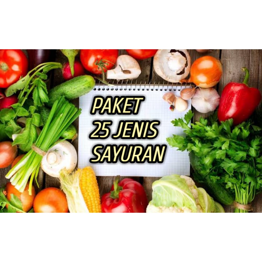 Benih Sayuran Paket 25 Macam