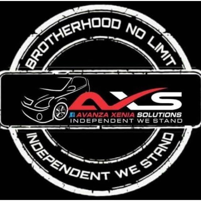 STICKER AXS Bulat Kaca Samping