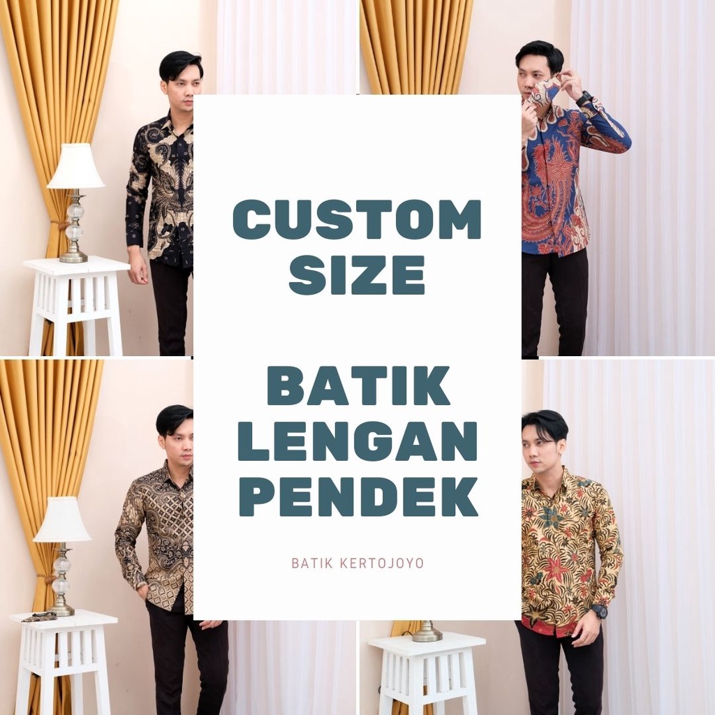 CUSTOM BATIK LENGAN PENDEK slimfit /  reguler fit Batik pria modern slimfit Baju Batik Pria slim fit baju batik Slimfit pria premium baju seragam batik kemeja batik pria lengan pendek full furing baju batik alisan pria Kemeja batik slim fit pria