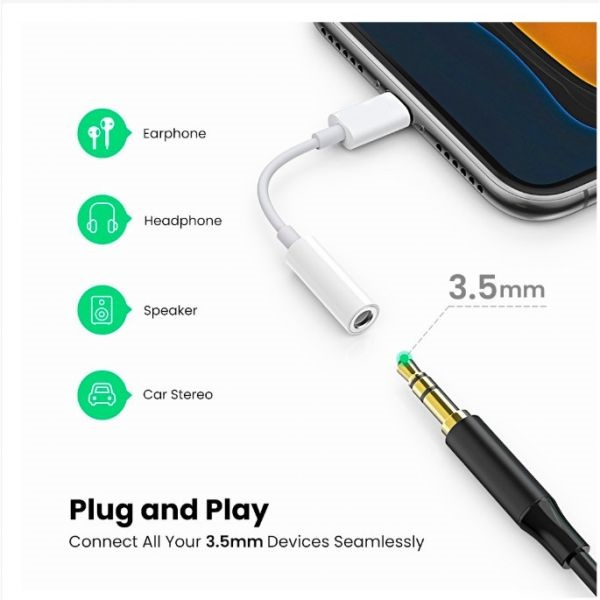 Converter kabel to headphone jack 3.5mm