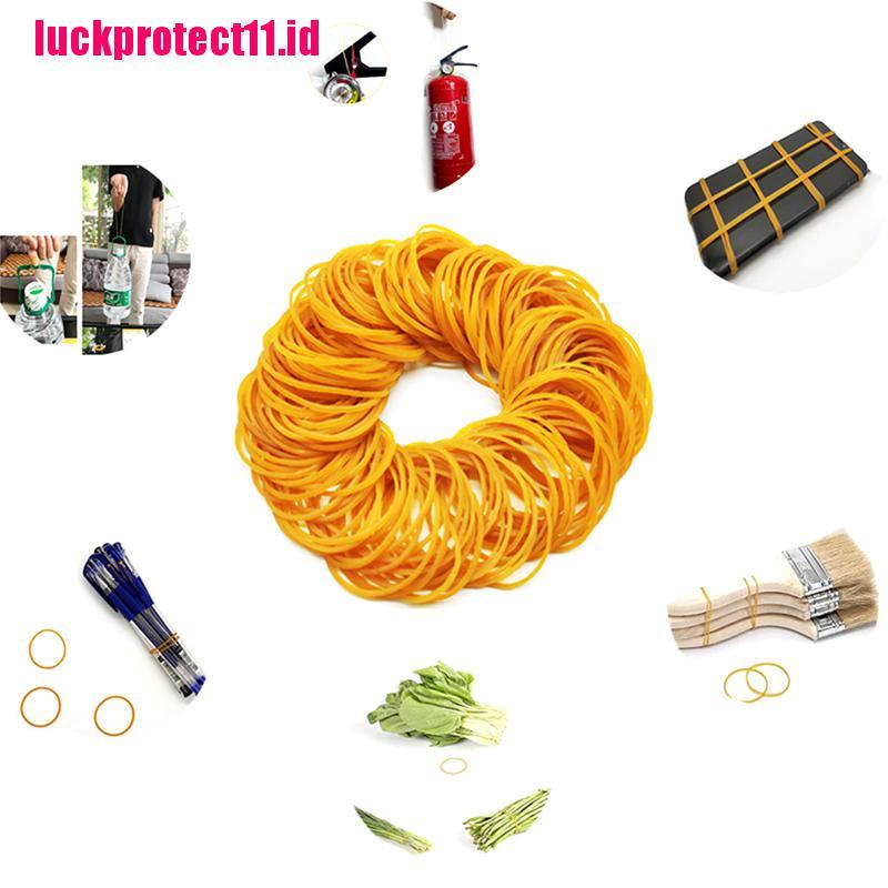 (LUCK) 100pcs Karet Gelang Elastis Untuk Mengencangkan Alat Tulis Sturdy