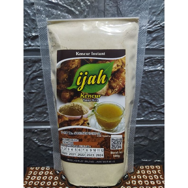 

Serbuk Kencur Tanpa Gula