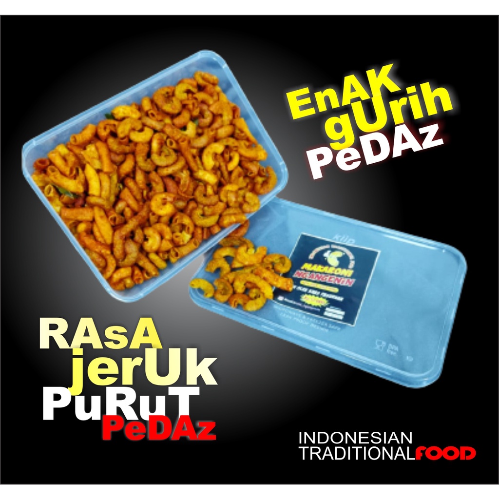 

Makaroni pedas boncabe bantet spiral ngocor bantat murah cemilan tradisional pasuruan