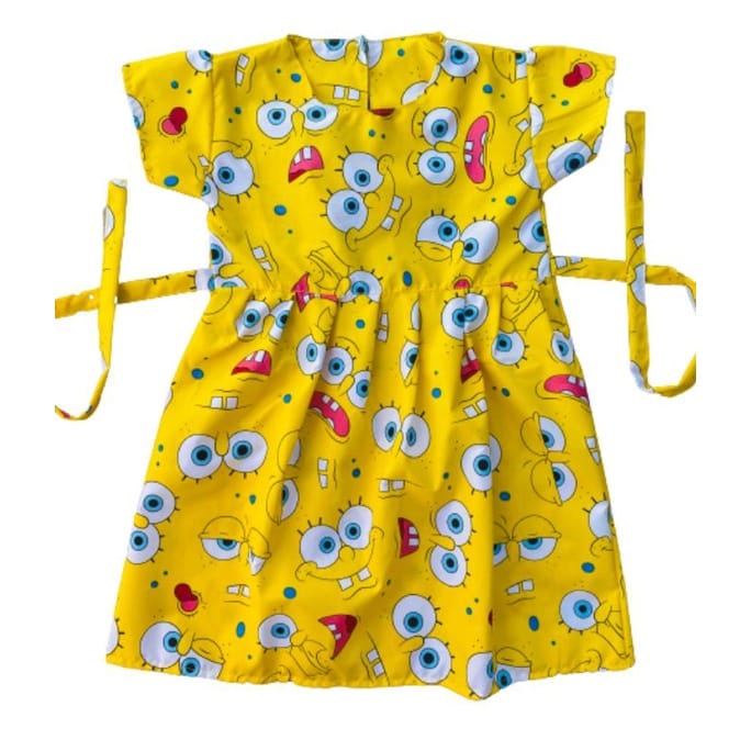 DRESS ANAK PEREMPUAN / DRESS ANAK KARAKTER  TALI USIA 1-5 TAHUN