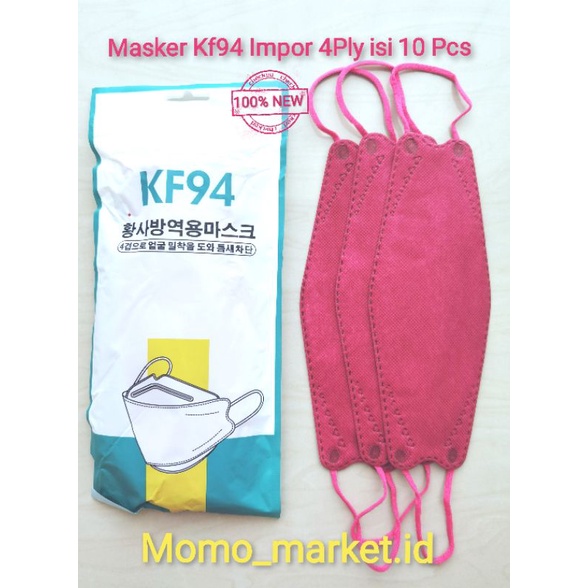 Masker KF94 Korea 4Ply isi 10 Pcs