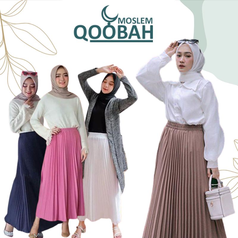 Rok Plisket / Rok Perempuan / Rok Plisket Premium Rok Plisket Mayung / Rok Setelan Panjang / Setelan