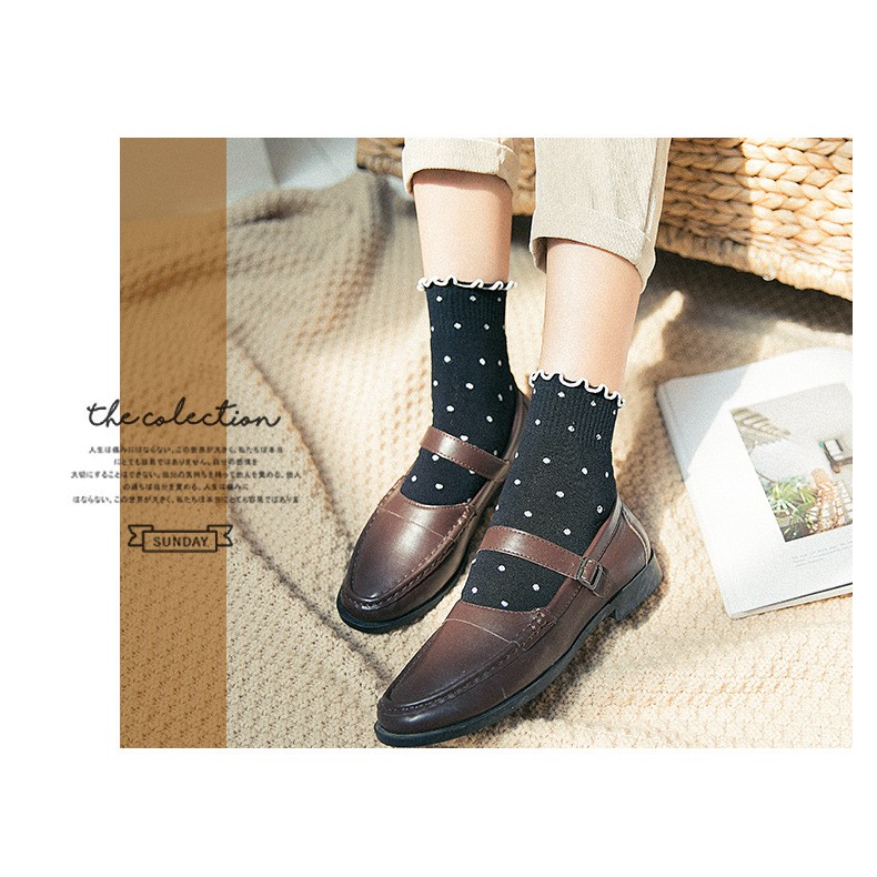 KK-01 kaos kaki pendek lolita renda fashion jepang korea daily socks