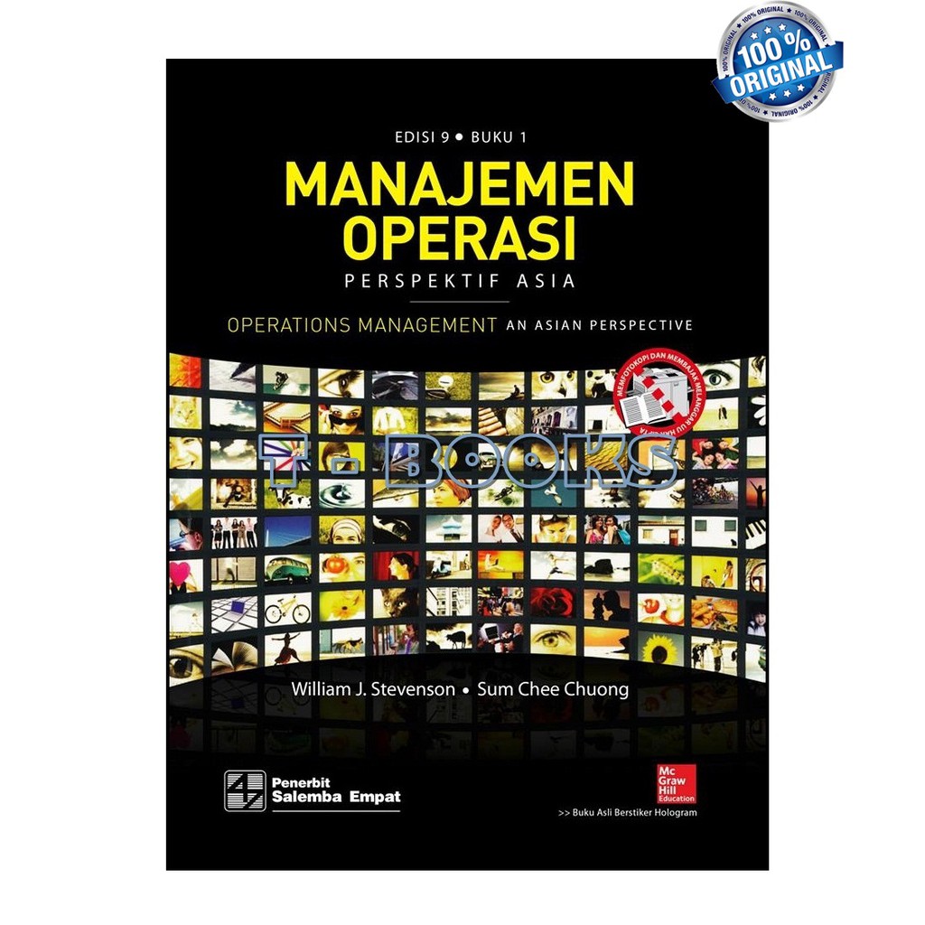 

Manajemen Operasi Perspektif Asia Buku 1, Edisi 9 / William J. Stevenson, Sum Chee Chuong