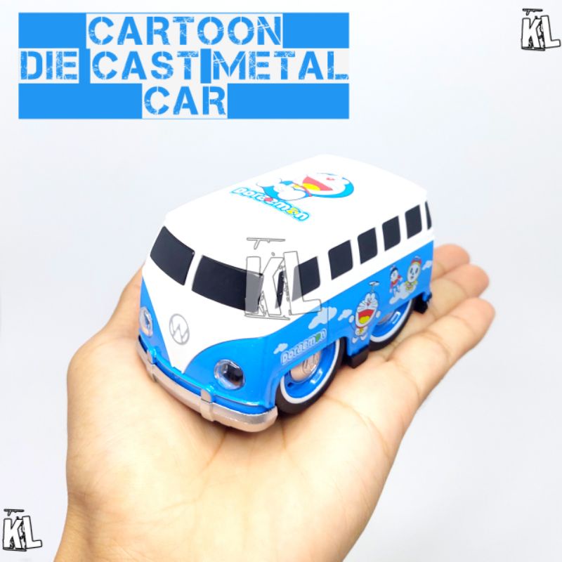 Mainan Mobil Die Cast Kartu Karakter Metal