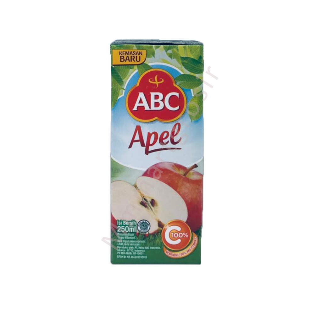 ABC / Minuman Buah Rasa Apel / 250ml