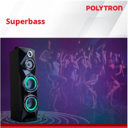 Polytron Speaker Aktif Bluetooth USB Radio PAS 8SCA22 Super Bass Light