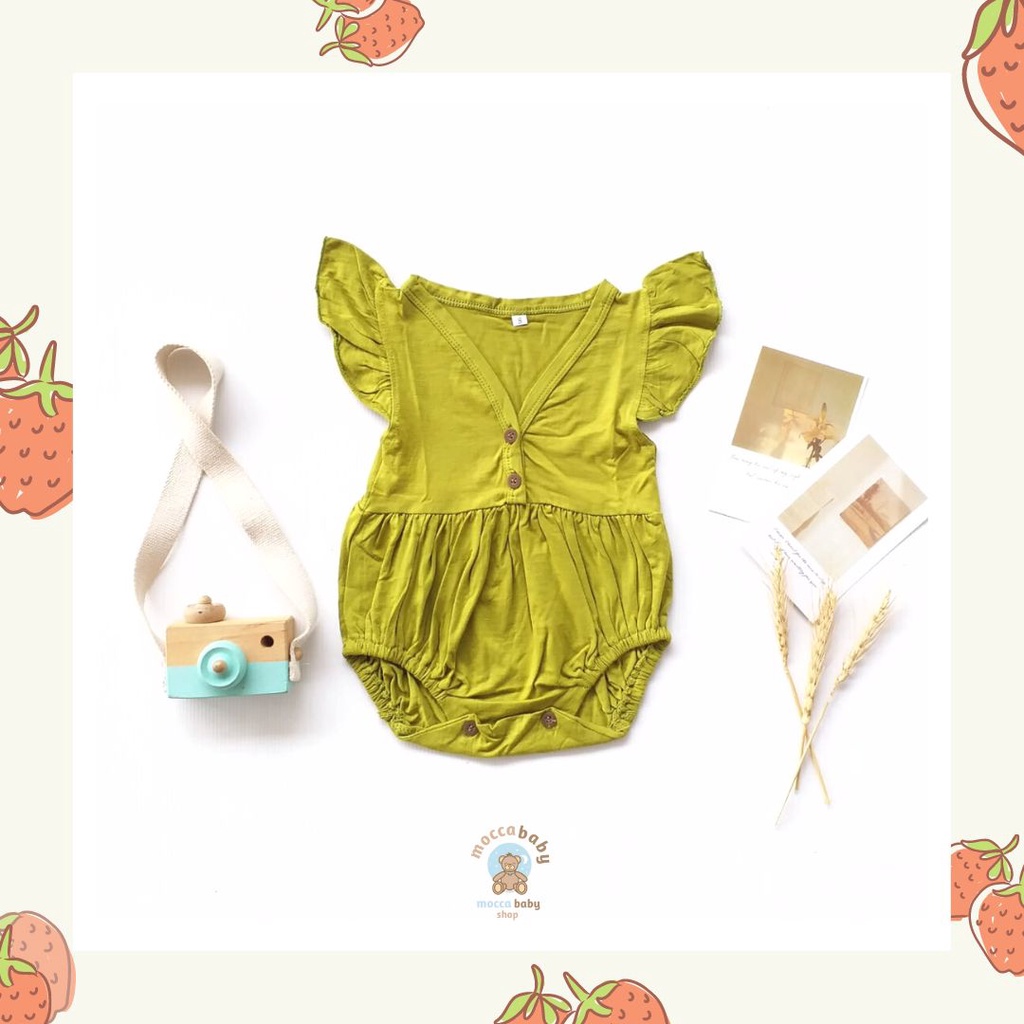 MBSS - JUMPER BABY RUFFLE / Dress Bayi Perempuan / Baju Bayi Cewek / Pakaian Bayi Perempuan Lucu