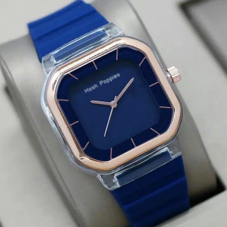 ⭐Bobastore⭐ JT036 jam wanita hosh poppies kotak rubber crono off type hp60-1