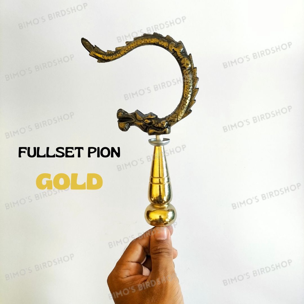 (TERBARU) GANTUNGAN SANGKAR BURUNG NAGA ANTIK FULLSET PION GOLD CANTOLAN KANDANG BURUNG KOTAK MURAI 
