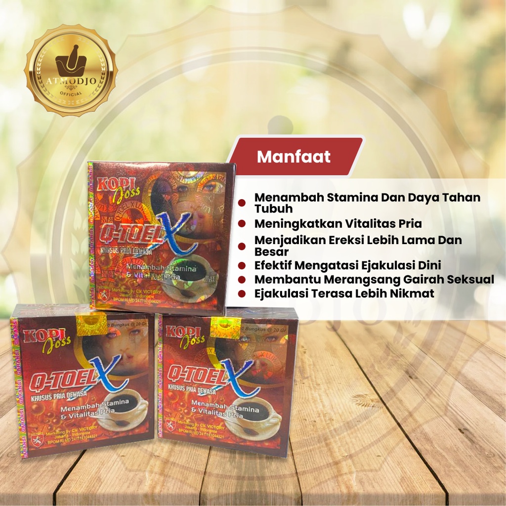 [100% ORIGINAL] Obat Jamu Kuat Pria Q-TOEL-X