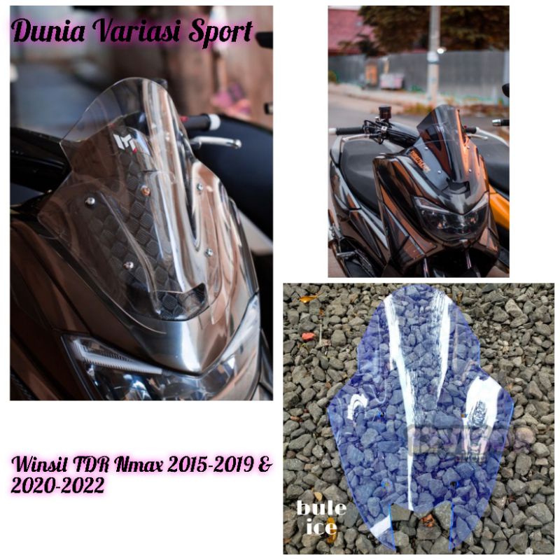 Winshield/ Visor Nmax Model Ocito/TDR Tameng Kaca Depan  Winsil Nmax