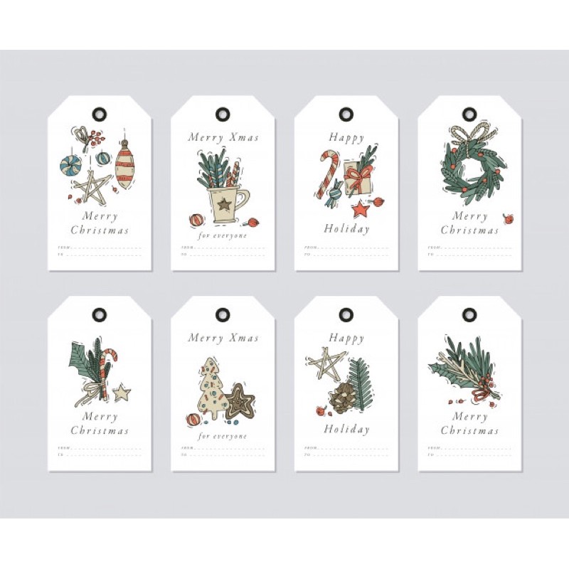 

CHRISTMAS TAG//TAG NATAL (isi 50 pcs)