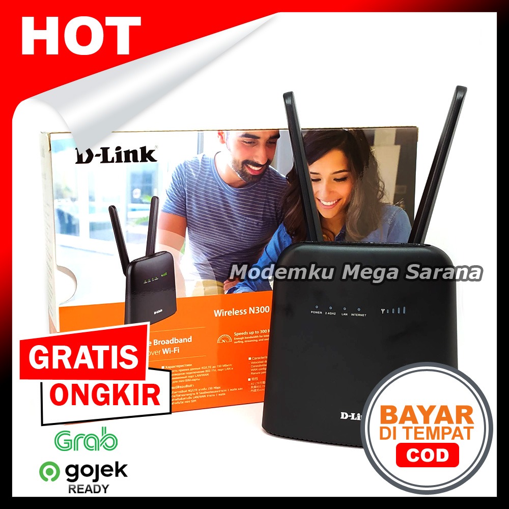 Home Router Modem D-Link DWR-920 4G LTE Wireless N300