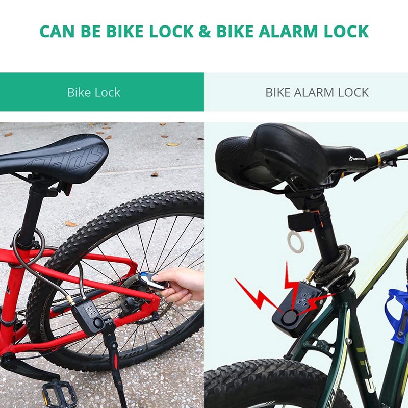 bike lock with alarm