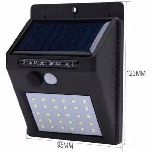 TERLARIS ( COD ) Lampu Taman Tenaga Surya 100LED &amp; 30 LED Sensor Light LED Solar Lamp / Solar Tembok Tenaga Matahari / Lampu Solar Lampu Tenaga Surya LAMPU JALAN LED Surya Anti Tenaga Air Sensor Gerak